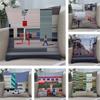 World Premium Printing Pillow Case Plush Fabric Soft Double Sided Print Home Sofa High Quality Cushion Cover Throw