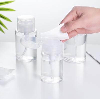 100ml Travel Size Pump Dispenser Bottles Set of 3 Refillable Leak Proof Plastic Containers for Liquids and Cosmetics