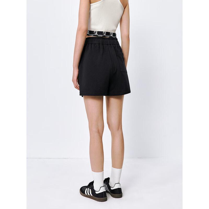 PEACEBIRD Women's High-Waist Loose Wide-Leg Casual Sport Shorts
