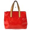 M91088 MonogramVernis Lead PM Tote Bag Hand Bag Rouge Red