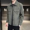 New Men's New Style Suitable for Loose Casual Versatile Tops for Men's Spring and Autumn Corduroy Work Jackets Large Size