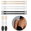 Invisible Bra Strap Grippers Preventing Slip On Skin Ensuring Fit for Fashion Outfits