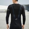 Li Ning Malla Ajustada Ropa de Entrenamiento Fitness Hombre tops Estándar-Negro AUDQ069-1