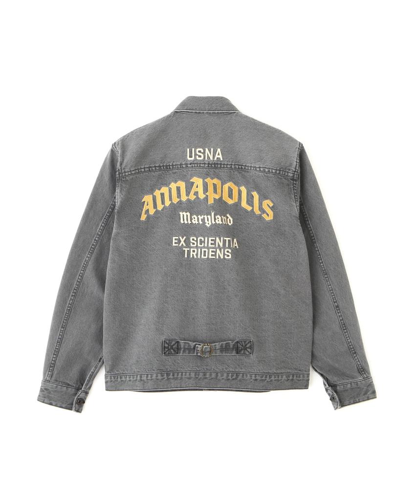 AVIREX DENIM JACKET ANNAPOLIS (WEB Exclusive) XL 010 black 783-5152016