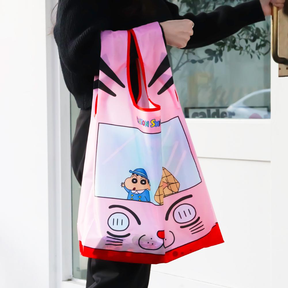 Colley Crayon Shin-Chan Market Bag Shopping Bag Ver2 - Kindergarten Bus Action Department Store