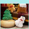 Lebkuchenmann Schneemann Weihnachtsbaum Plüsch Daoll Kissen Für Feiertagsdekoration Und Geschenk