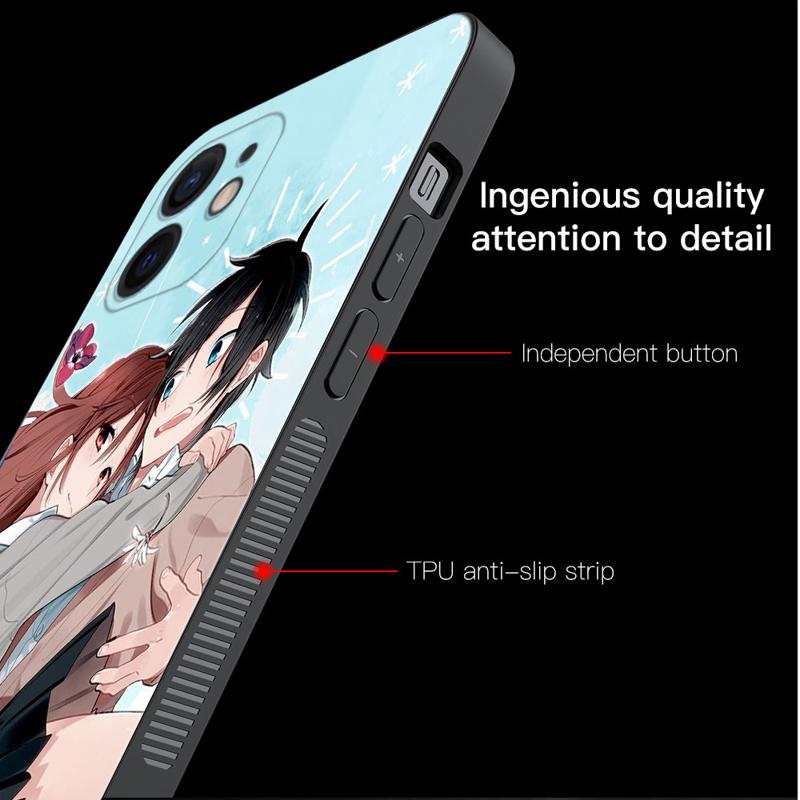 Custodia per Telefono Per Apple Iphone 14 13 12 11 Pro Max 13 12 Mini Xs Max Xr X 7 8 6 6s Plus Cover a Conchiglia Anime Hori San To Miyamura Kun
