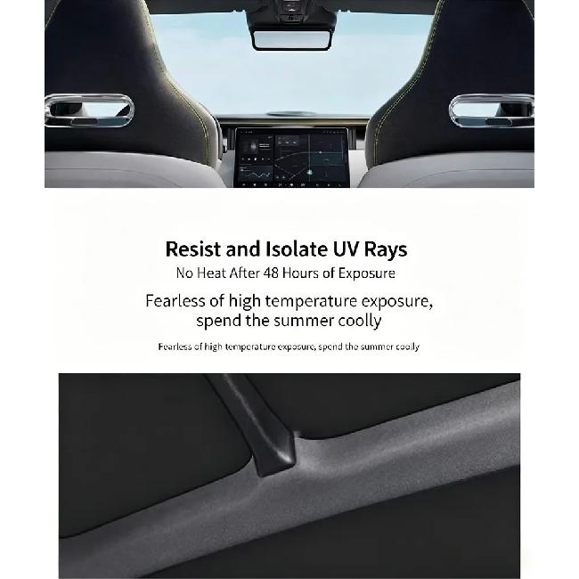 Autó napfénytető szigetelés Tetőablak Deflektor Volkswagen VW Tiguan 5N 2010~2017 16-hoz UV-védő Elektrosztatikus Adszorpció Égi Függöny Napvédő