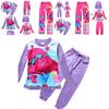 Adorable Trolls Kids Girl Cartoon Winter Sleepwear Pyjamas Tracksuits Nightwear Nightgown