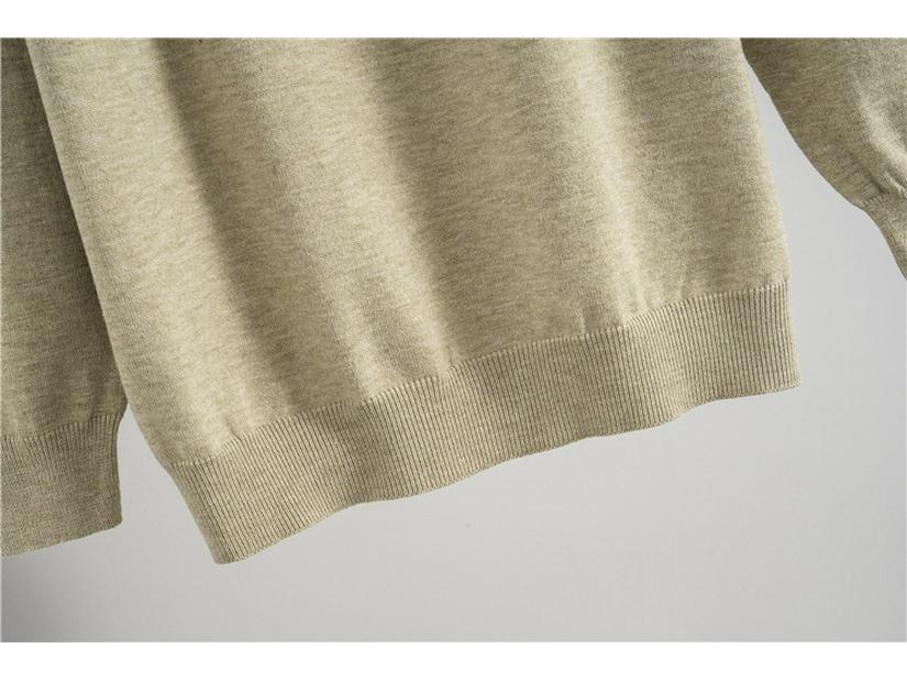 Women's Autumn/Winter Fashionable Knit Set: Half-Zip Sweater & Wide-Leg Pants