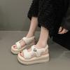 Sports Sandals Women's 2025 Summer New Love Buckle Fashionable Versatile Small Thick-soled Non-slip Comfortable Beach Shoes