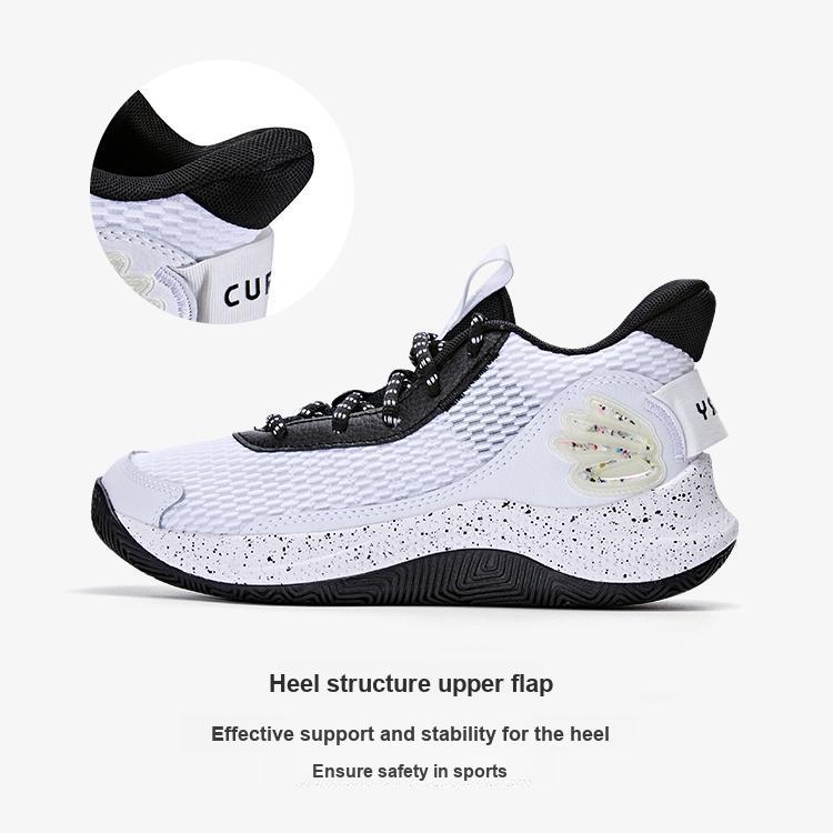 Under Armour Curry 3Z7 GS Beyaz Siyah Çocuk Spor Ayakkabı 3026623-100