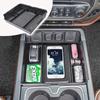 Car Center Console Organizer for Chevy Silverado/GMC Sierra 1500 2014-2018 and 2500HD/3500HD 2015- Storage Box Accessories