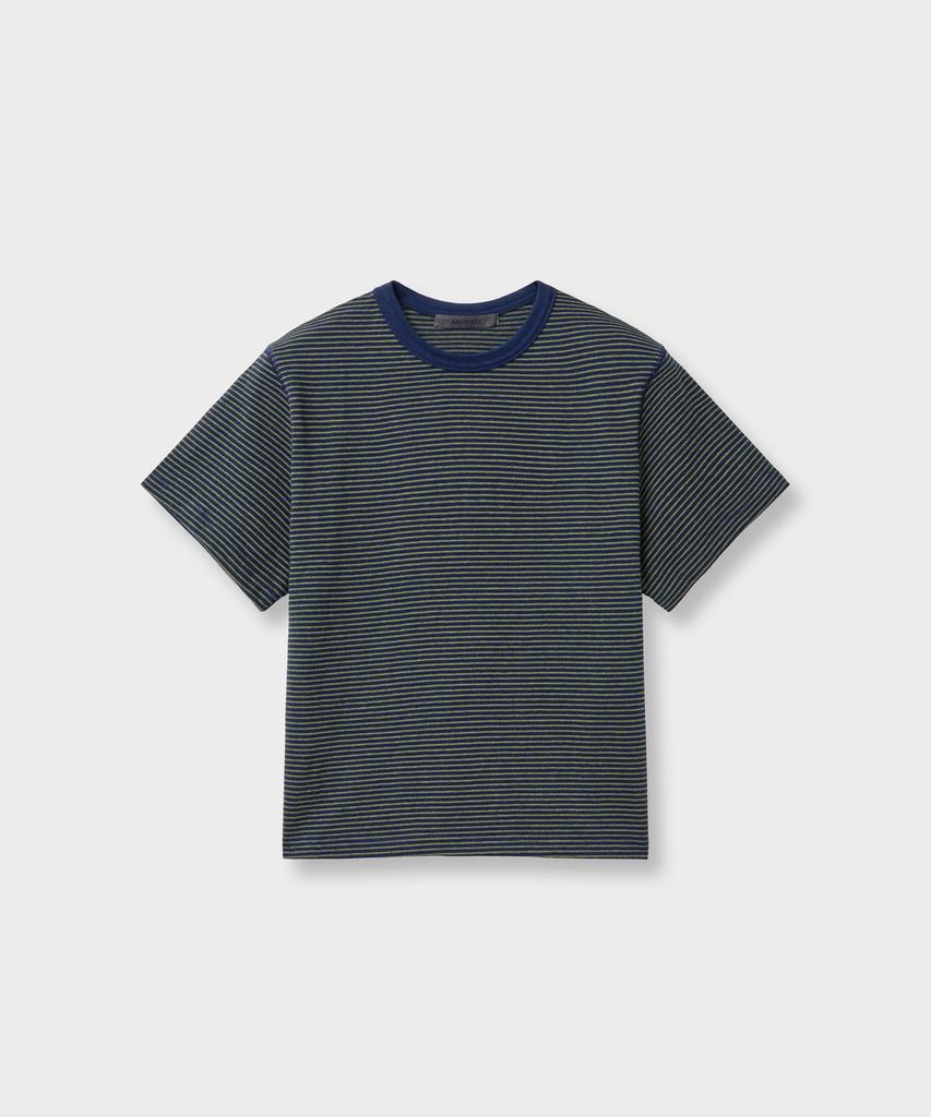 Aleukaig Stripe T-Shirt_Navy