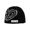 Tomseubeolseudei Heart Logo Beanie Black