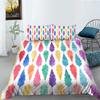 3D Color Pattern Graphic Printing Bedding Single Double Bed Full Size Vintage Pattern Pillowcase and Quilt Cover 2 or 3 Comfortable Home Decoration