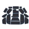For Ford Focus 2015 2016 2017 Anti Slip Mat Anti-Slip Gate Slot Door Pad Interior Decoration Car-styling Acccessories