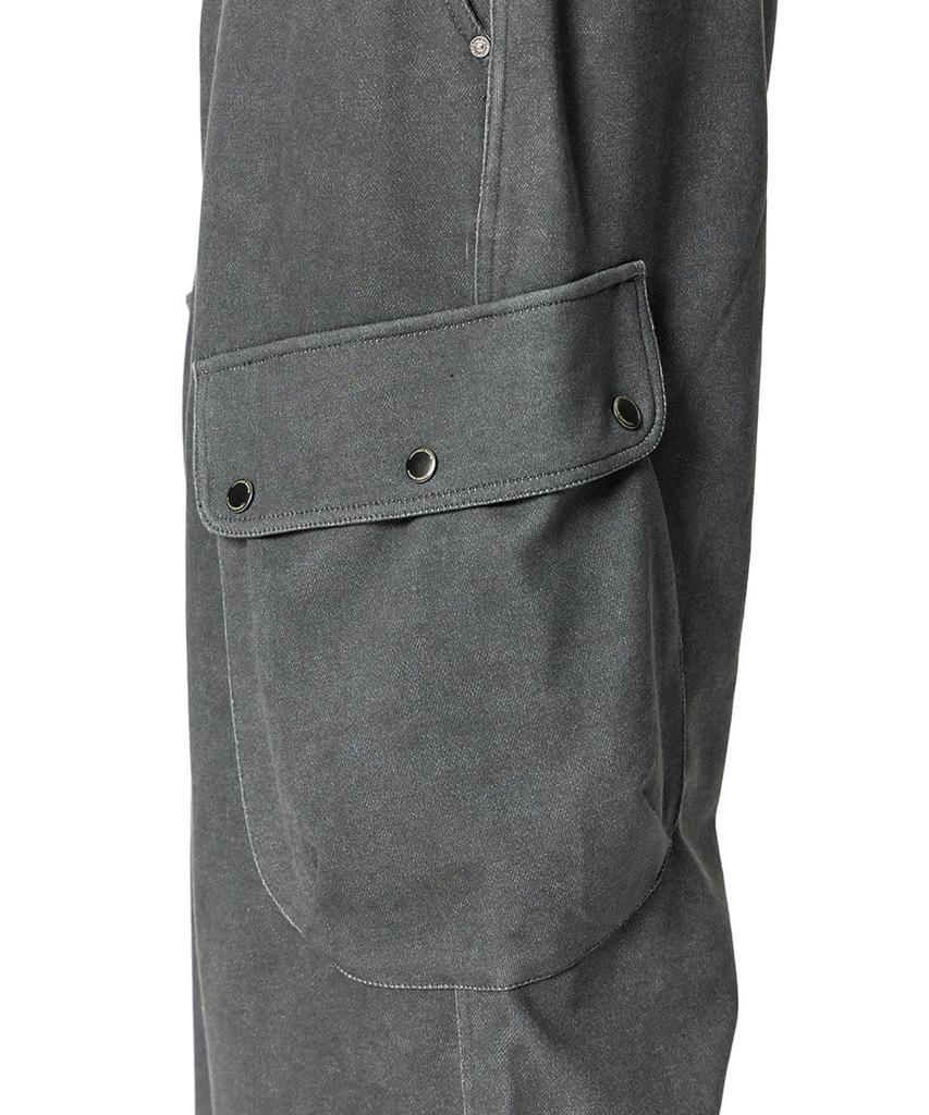 Loghideumatin Side Big Pocket Cargo Pants (Washed Gray)