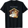 NEW LIMITED! Merry Christmas & Nativity Scene Christian Faith Tee - MADE IN USA