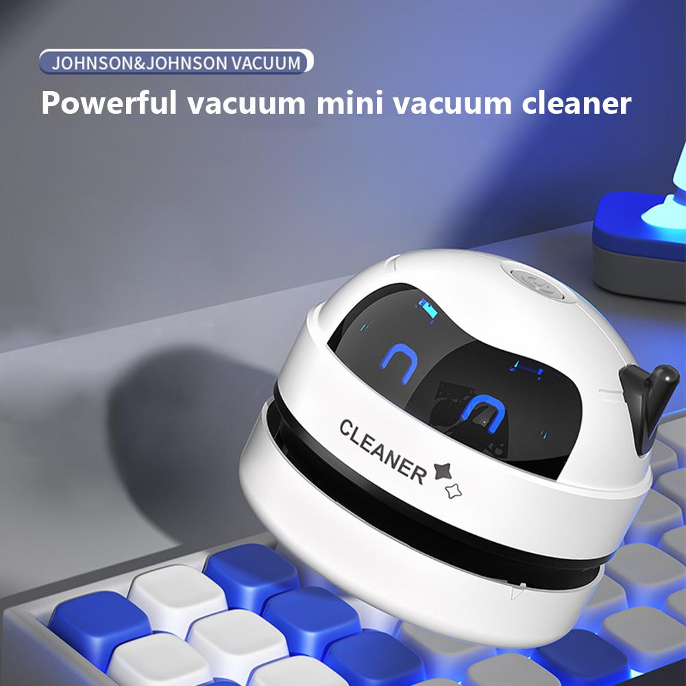 Wireless Vacuum Cleaner USB Rechargeable Handheld Vacuum Cleaner with Detachable Nozzle Pet Hair Pencil Crumbs Cleaning Tool