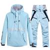 Winter Ski Pak Set voor Koppels: Warme, Verdikte Koreaanse Stijl Jas & Broek voor Mannen en Vrouwen