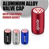 4Pcs Car Valve Caps Wheel Tires Air Tyre Stem Protective Covers For Volkswagen VW Golf  Jetta Tiguan Touran Rline R32 MK4 GTI R EHJLN1
