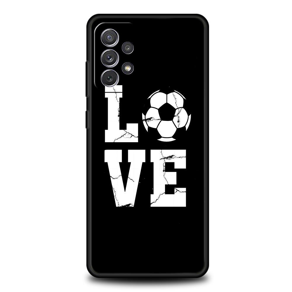 Phone Case For Samsung A13 A51 A71 A41 A31 A21S A11 A01 A03S A12 A32 A52 A22 A23 A33 A53 A73 5G Cover Football Player Soccer Art