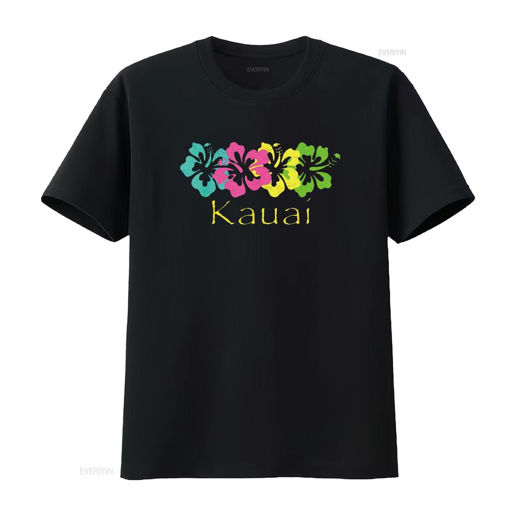 Γυναικείο T-Shirt Ταξιδιού Surf με Τροπικό Σχέδιο Παραλίας Kauai Λευκό 4X Μεγάλο vintage Πλυμένο homme Μαλακό Ελαφρώς Κομψό μόδα