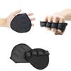 1 Pair Black Neoprene Palm Grip Pads Non-slip Fitness Bodybuilding Training Aid