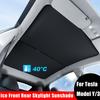 Parasolare Pentru Tesla Model 3 Trapă Highland Model 2025 Model Y 2020-25 Pânză de Gheață Cataramă Parasolar Sticlă Față Spate Trapă Accesoriu