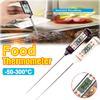 Termometru Electronic pentru Alimente cu Afișaj LCD Termometru de Bucătărie Instrument Digital de Măsurare a Temperaturii pentru Carne /Gătit /BBQ/Lapte Negru și Alb
