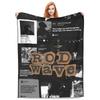Rod Wave Hip Hop Rapper Blanket Cover Singer Last Lap Album Flannel Throw Blanket Portable Lightweight Multi-function Thin Quilt