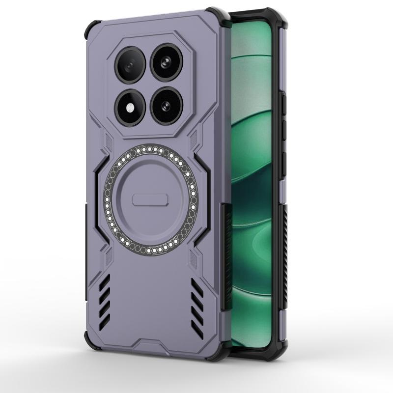 Magnetiskt Lyxigt Stötsäkert Skal För Xiaomi Redmi Note 14 Pro 5G Capas Magsafe Trådlös Laddning Skydd Redmi Note 14 Pro 5G