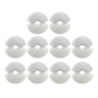 10pcs Cats Water Fountains Filters Activated Carbons Filters Resins Water Sponges Pet Accessories