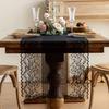 Lace Table Runner Hollow Out Placemat for Dining Table Dresser Buffet Decor Wrinkle-Free Protective Tablecloth for Dining Home Wedding Party