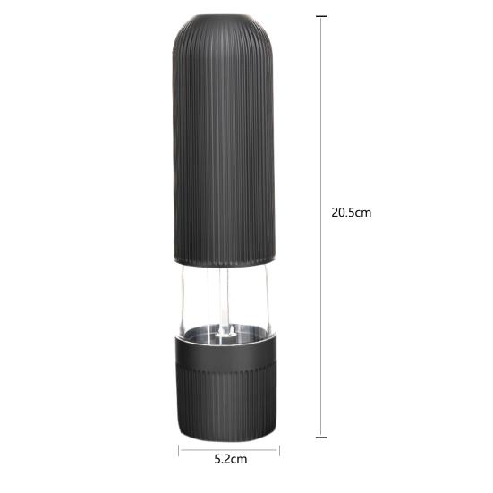 1/2Pcs One Handed Battery Operated Electric Salt Pepper Automatic Refillable Mill Grinder