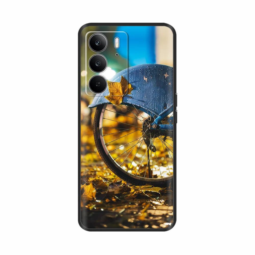 For Realme C75 4G Case Cute Heart Flowers Painted TPU Cover Soft Slim Phone Case For Oppo Realme C75 C 75 Fundas Coque Bumper