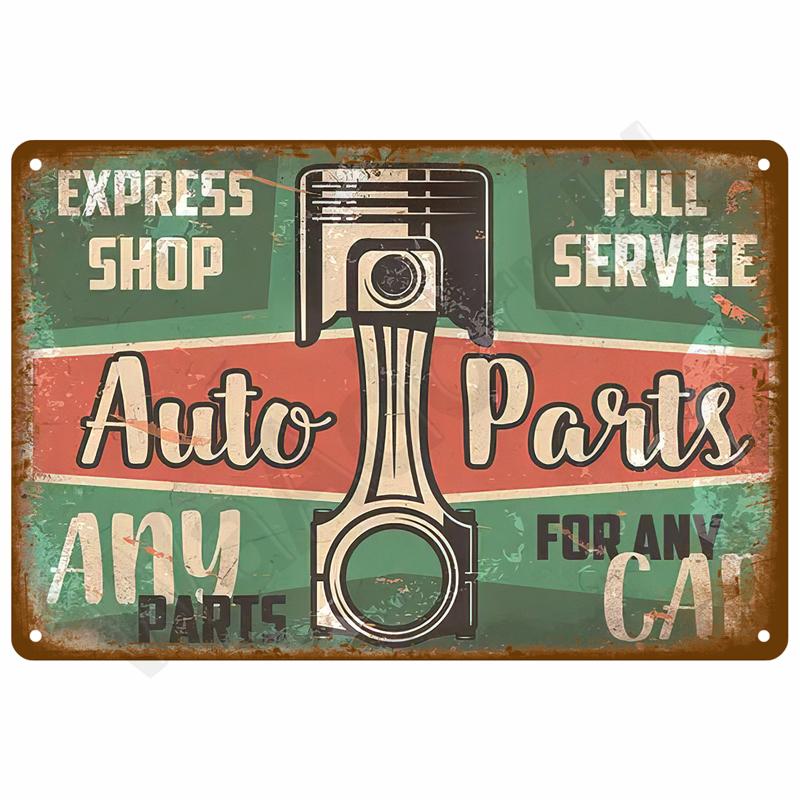 Vintage Room Decoration Home Decor Items Tin Signs Aesthetic Men Bedroom Metal Signs Retro Metal Plate Posters Wall Art Mural