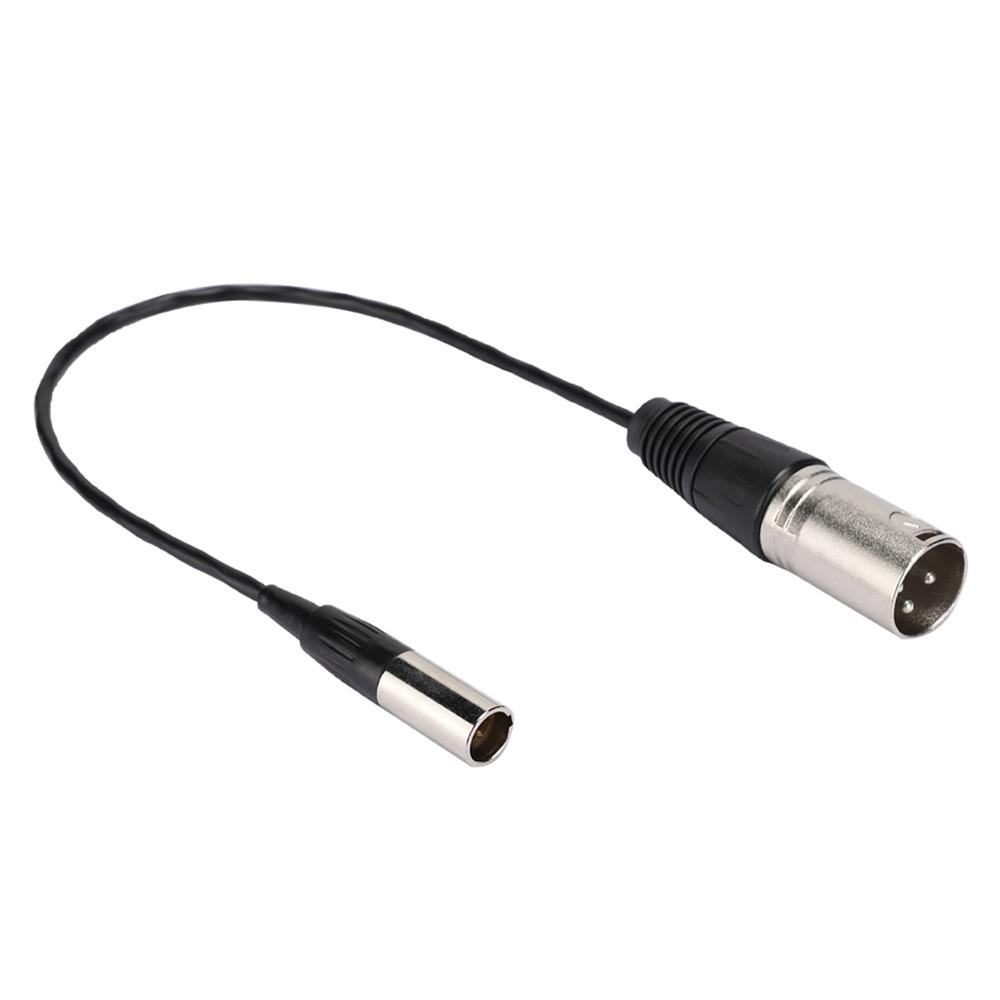 Stable Audio Camera Mic Cord 30cm/11.81in Transfer Cable for Canon Audio Cable Video Recording