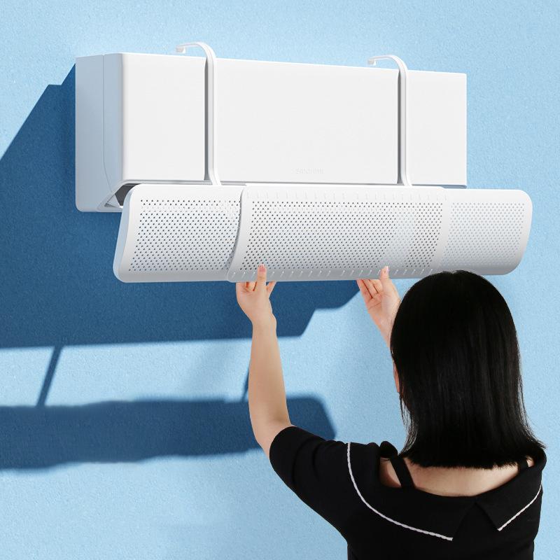 Avoid Punch Wind Deflector Straight Blow Outlet Wind Shields Wall-Mounted Air Conditioning Wind Deflector Scalable Universal