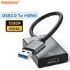 Adaptér USB 3.0 na HDMI pro zobrazení videa 1080P pro více displejů Externí konvertorový kabel pro projektor, notebook, monitor, PC, Windows 7/8