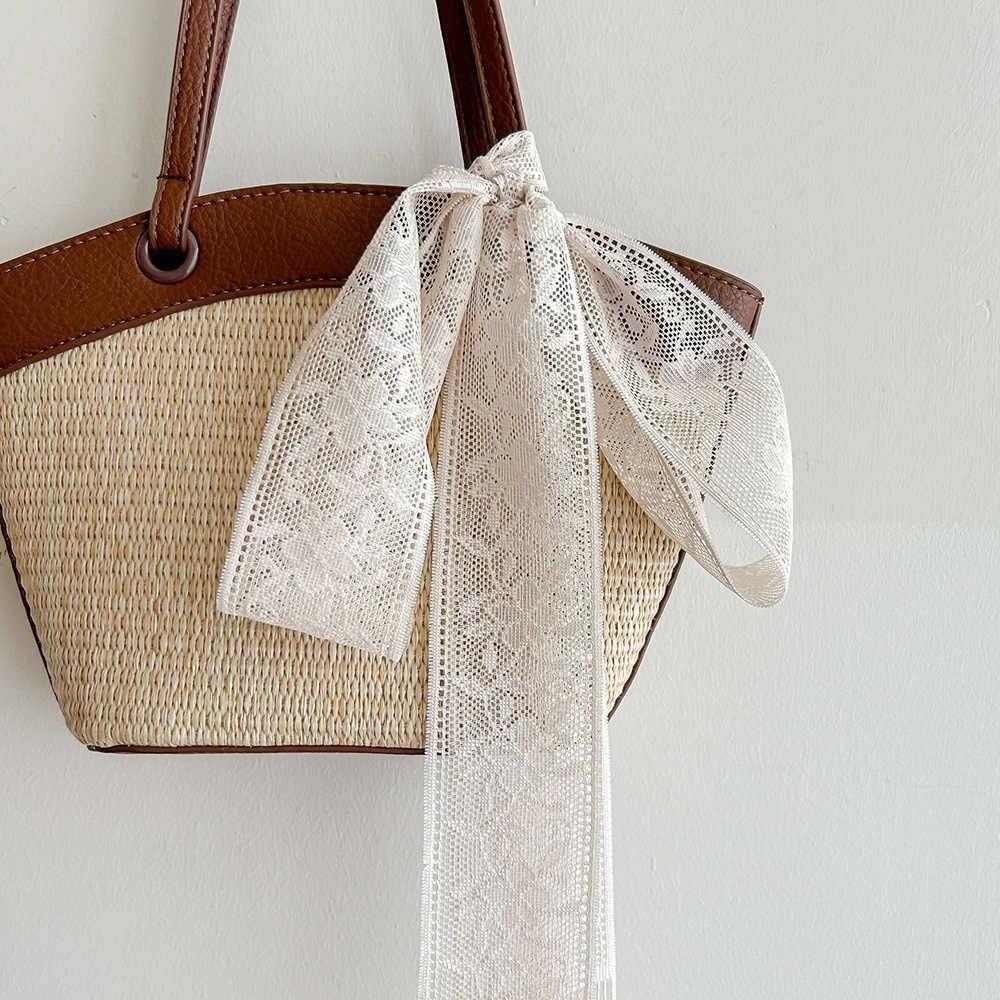Thin Lace Wrap Scarves Soft Lace Neck Strap Retro Evening Party Scarves  Dress Decoration