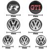 CJOZW1 4Pc 55mm 65mm Car Wheel Center Cap Hub Covers Badge Accessories For Volkswagen VW R GTI Golf 6 7 Magotan Passat CC Touran Tiguan