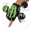 Motorcycle Motocross Gloves for Men Summer Half Finger Touchscreen Motorbike Skeleton Gloves for BMX ATV MTB Riding, Road Racing, Cycling, Climbing
