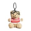 Portachiavi Orso Pilota Carino Ciondolo per Borsa e Chiavi Portachiavi Peluche Fascino per Telefono Decorazione Animale Personalizzata