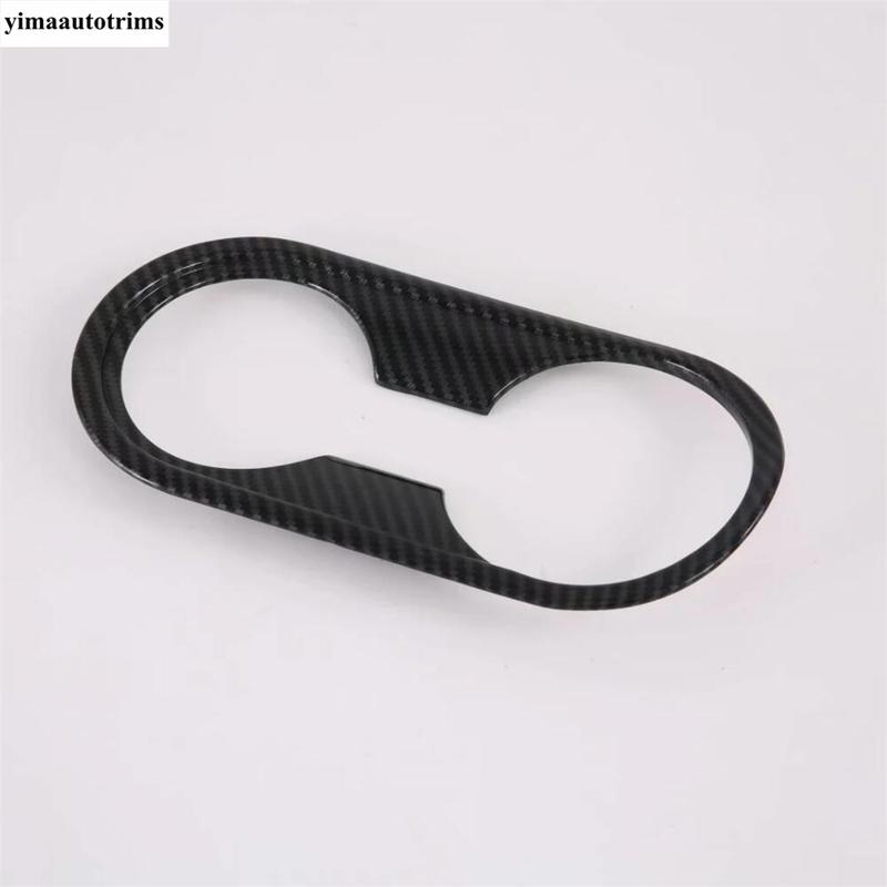 Front Central Control Water Cup Holder Panel Cover Trim For Kia Cerato Forte K3 / Seltos - Carbon Fiber Accessories