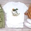 Daily Fashion T-shirt for Women, Summer Trendy Cute Printed Design, Short-sleeve Stylish Top.