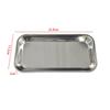 Piastra per attrezzature per nail art in acciaio inossidabile Vassoio portaoggetti cosmetico Vassoio dentale chirurgico Home Unghie finte Strumenti per piatti Nail Art