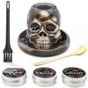 Skull Smoker Set, Cocktail Smoker, Ceramic Whiskey Smoker