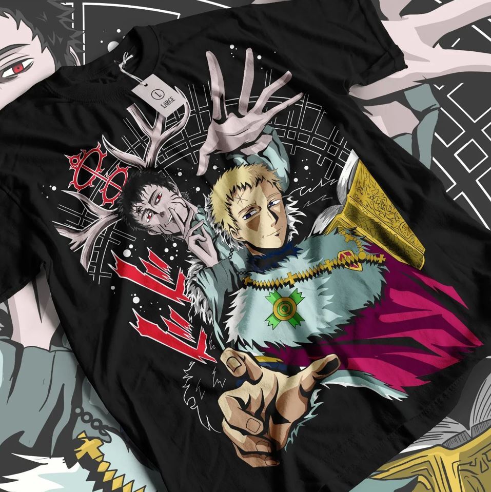 Μπλουζάκι Asta Yuno Black Clover Μπλουζάκι Anime Manga Γραφικό T-shirt Όλα τα Μεγέθη